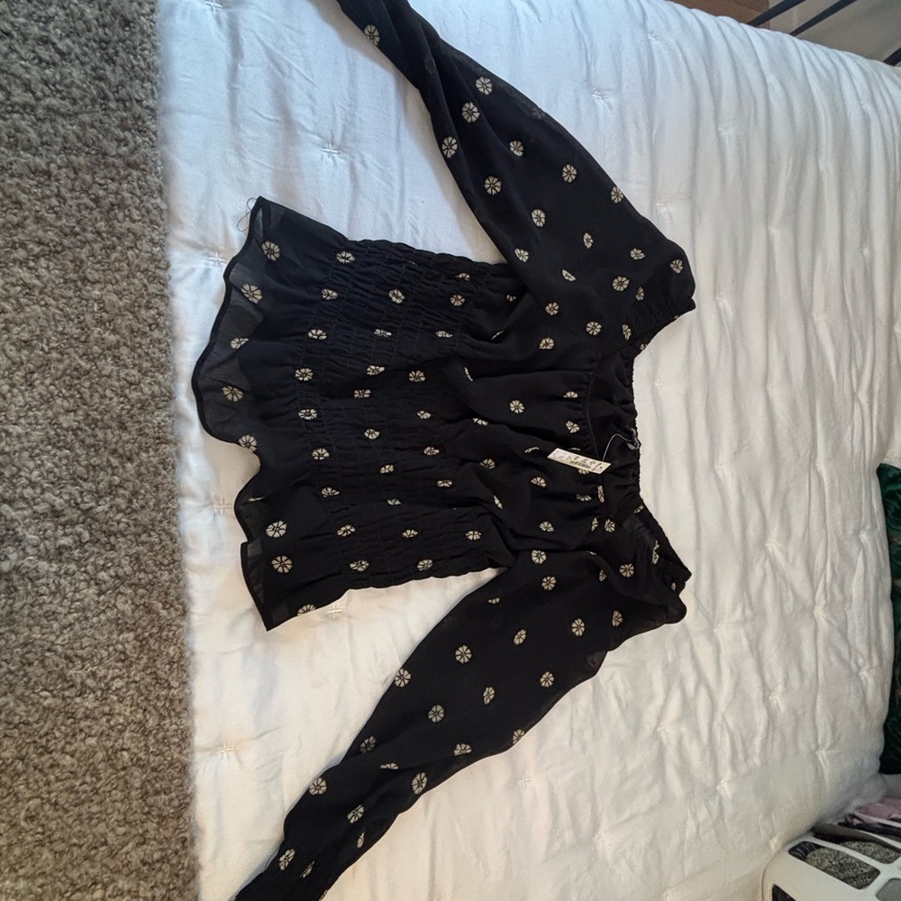 Madewell new with tags cropped blouse